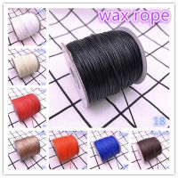 New 0.5 0.8 1.0 1.5 2.0mm Waxed Cord Waxed Thread Cord String Strap Necklace Rope Bead DIY Jewelry Making for Bracelet