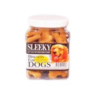 Sleeky Dog Biscuit Lamp Flavor Dog Treat 340g (1 units) สลิคกี้ บิสกิต อาหาร ขนม สุนัข