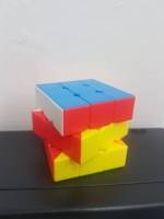 MF3S ลูกบิด รูบิคผึกสมอง ทรงลูกบาศก์ 3x3x3 ฝึกสมอง เพิ่มไอคิว ลื่น ทน  (DianSheng White Rubiks Cube Magic Square 3 Layers)