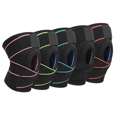 1pc Sports Hiking Knee Pads Pressure Silica gel Protection Quick dry Outdoor Riding Running Breathable lightweight Knee Brace