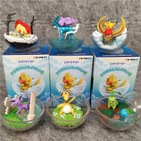 อะนิเมะการ์ตูนของเล่นกล่องไข่ RE-MENT Pokemon TERRARIUM COLLECTION 5