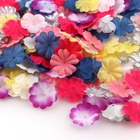 【CC】 500pc ColorfulArtificial Flowers Silk Wedding Decoration Scrapbooking Accessories Ornaments