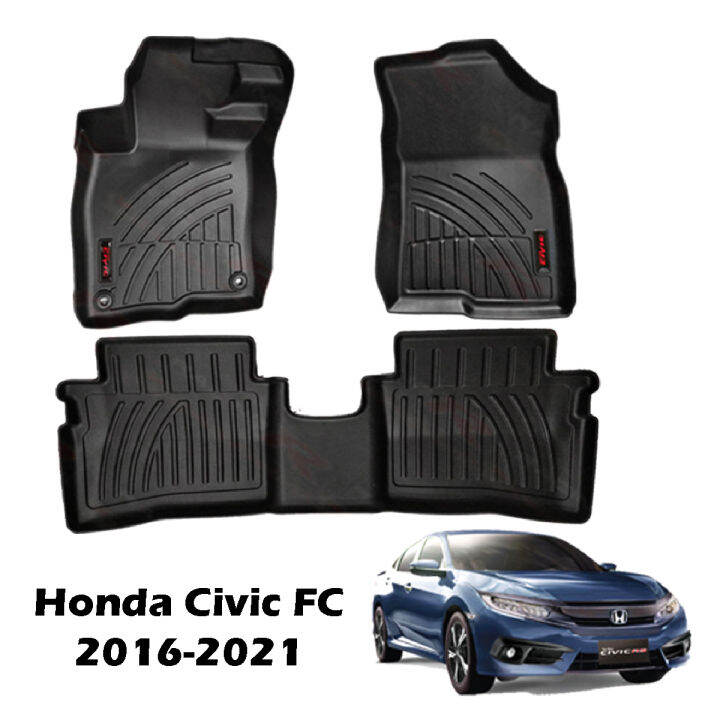 Honda Civic FC 2016-2021 OEM Deep Dish Matting Floor Line Mat ...