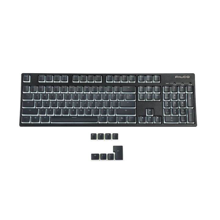 YMDK 1.5mm ABS 108 87 61 ANSI ISO Latte vuoto Nebbia OEM Profilo Shine Through Keycap per RGB MX Tastiera Meccanica GK61 (61 ANSI) (solo Keycap
