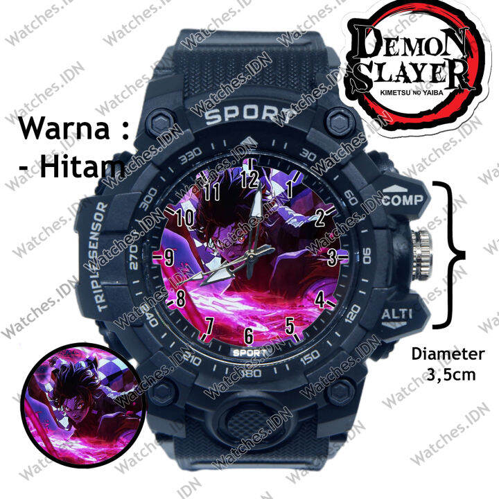 Jam Tangan Anak Boy โมเดลกีฬากันน้ำอะนิเมะ Tanjirou Lazada.co.th