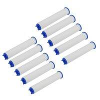 10 Pieces of High Pressure Hand-Held Water Shower Filter Bathroom Bath Shower Filter Core Water Purification