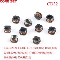 10pcs/lot CD32 Inductor 2.2uH 3.3uH 4.7uH 10uH 22uH 33uH 47uH 68uH 100uH 220uH SMD Power Inductor 0.8A Chip Inductance 2R2 470