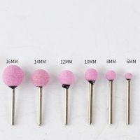 【CW】 10pcs 3mm Shaft Mounted Grinding Ball-Shaped Polishing Abrasive Tools