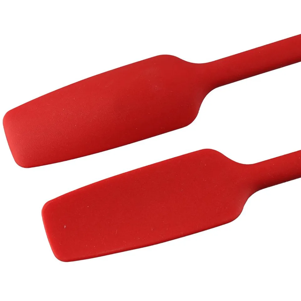 4pcs Silicone Spatula Heat Resistant Non Stick Jar Spatula Baking Assorted Color | Harfington