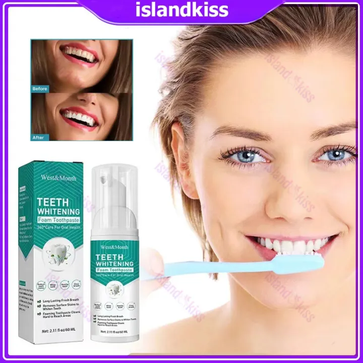 Teeth Whitening Mousse Mouthwash Toothpaste Remove Tartar Oral Care ...