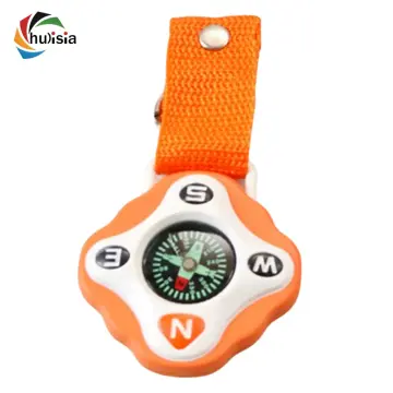 Camping Survival Compass Metal Pocket Compass Kids Compass for Hiking  Camping Hunting Outdoor Military Navigation Tool