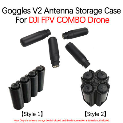 สำหรับ DJI FPV COMBO จมูกบินแว่นตา V2เสาอากาศกล่องเก็บป้องกันการสูญหายป้องกันแรงดันกรณีการป้องกันแว่นตาอุปกรณ์เสริม