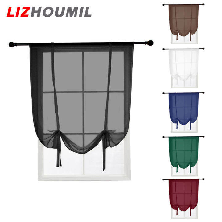 lizhoumil-ผ้าม่านหน้าต่างสีทึบใสทันสมัยไฟกันความร้อนแบบมินิมอลสำหรับห้องนั่งเล่นผ้าม่านหน้าต่างห้องนอน