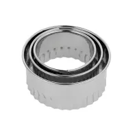 พฤษภาคม Fifteenth Pastry Tools คุกกี้แป้งกดเครื่องตัดพาย Ravioli Dumpling Round Dumplings Mold Maker สแตนเลส066