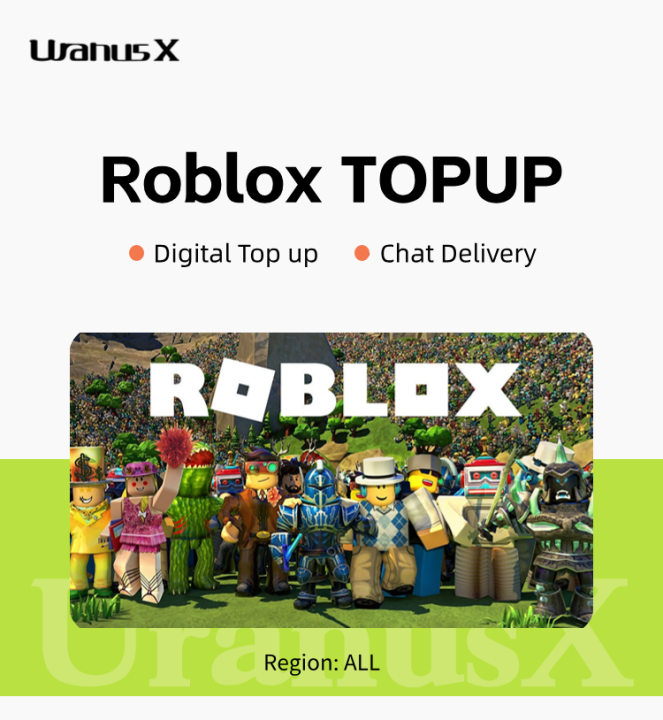 Roblox Robux gift card topup