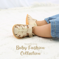 Baby Summer Sandals Infant Boy Girl Brown Shoes Rubber Soft Sole Slipper Non-Slip Toddler First Walker Baby Crib Newborn