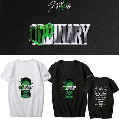 Stray Kids t shirts SKZ Oddinary t-shirt Cotton Premium Quality Kpop Fans tees