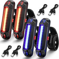 ☫✵ Bicycle Rechargeable LED USB Mountain Bike Tail Light Taillight MTB Safety Warning Bicycle Rear Light Lamp Cycling Accessories