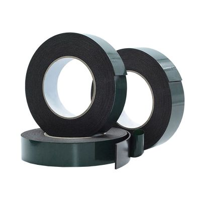 50M Thick 1MM Double Sided Tape Strong Adhesive Black Foam Tape For Cell Phone Repair Gasket Screen PCB Dust Proof Adhesives Tape