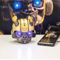 Bumblebee Transformers Wireless Bluetooth Speaker Stereo Subwoofer LED Flashing Light Support TF Card MP3 Multi-mode Playback