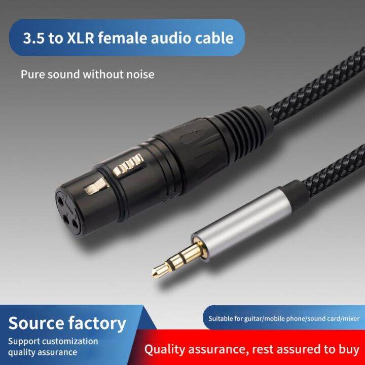 xlr-to-3-5mm-audio-cable-microphone-balanced-analog-audio-cord-xlr-female-to-aux-3-5mm-jack-for-computer-phone-speaker-amplifier-cables