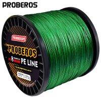 Proberos Fishline 8ย่อมาจาก300ม. &amp; 500ม. &amp; 1000ม. &amp; 2000เอ็นตกปลาสีแดง/เขียว/เทา/เหลือง/น้ำเงิน8เส้น20LB-300LB เส้น PE