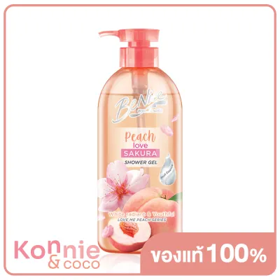 BeNice Love Me Peach Shower Gel Peach Love Sakura 450ml