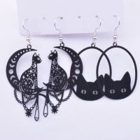 【hot】❏☞◐  2pairs/set And Cats  Earrings Set Fashion Girls Hanging Pendant Drop Jewelry