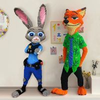 Judy Zootopia ไม้เม็ดเล็กๆเด็กหญิงหมาจิ้งจอกแท้ของขวัญใช้ได้กับเลโก้รับประกันหนึ่งปีของเล่นปริศนา