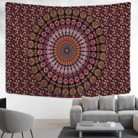 Abstract Art Mandala Tapestry Wall Hanging Psychedelic Witchcraft Hippie Tapiz Bohemian Bedroom Living Room Home Decor