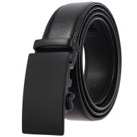 Genuine Leather Mens Belt Luxury Designer Mens Belts Strap Automatic Buckle High Quality Male Belt for Men Golf 3.5cm Black