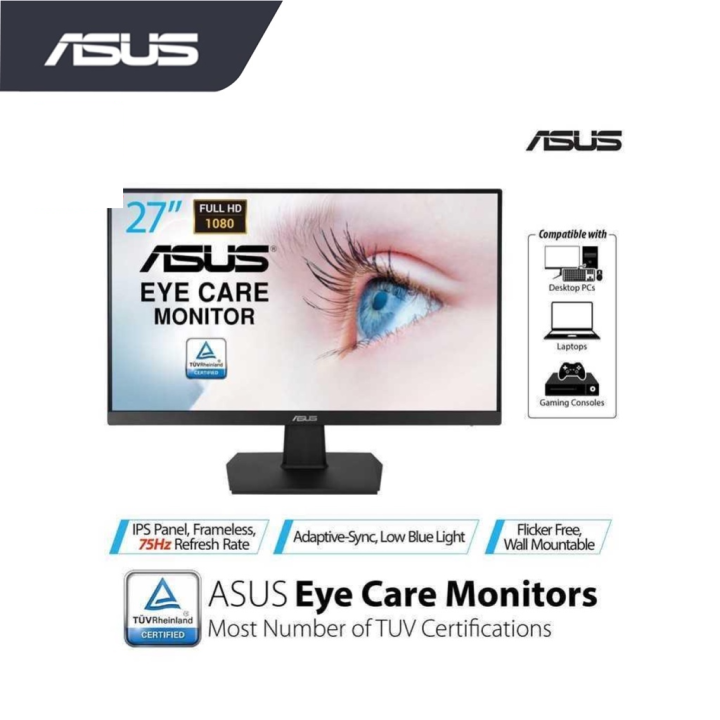 Asus Va Ehe Full Hd Ips Flicker Free Eye Care X Hz