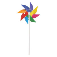 DOREEN Garden Wind Spinner Party Home Decoration Windmill Yard Kids Toy DIY Camping OrnamentMulticolor