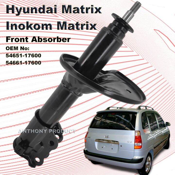 Hyundai Matrix, Inokom Matrix Front and Rear shock Absorber Lazada