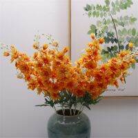 【DT】 hot  High simulation pastoral 2-fork hair-planting delphinium wedding ceiling layout simulation delphinium home decoration