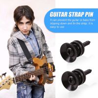 2pcs Practical Guitar Pegs for Folk Ukulele Guitar Strap Buckle Button End Lock Pins Stringed Instruments Accessories