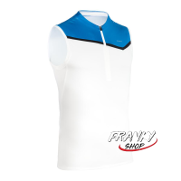 เสื้อกล้ามวิ่งเทรลมีซิปสำหรับผู้ชาย เสื้อกล้าม เสื้อวิ่ง  Mens Trail Running Sleeveless Zip Top