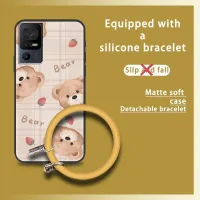 texture dust-proof Phone Case For TCL 40SE/T610K liquid silicone taste funny trend protective ring Cartoon cartoon cute