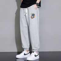 Grey Long Pants Mens Thin Sports Casual Pants Spring and Autumn Loose and Breathable Sports Long Pants Men