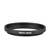 MINIFOCUS M40-M42 Lens adapter M40 Male to Female M42 40mm/0.75mm to 42mm/1mm Coupling Ring Adapter Converter