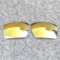 ☬▼☃ Wholesales E.O.S Polarized Enhanced Replacement Lenses for Oakley Eyepatch 2 Sunglasses -24K Gold Polarized Mirror