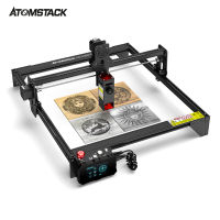 ATOMSTACK A5 M50 PRO Desktop DIY CNC La-ser Engraving Cutting Machine with 410x400mm Engraving Area Fixed-Focus Ultra-Fine La-ser with Eye Protection Support Offline Engraving Quick Assembly Aluminum Alloy Structure