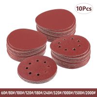 10PCS Sanding Grit 5 inch 125mm Sandpaper Disc 60 2000 Tools Accessories Self Stick Abrasive For Dremel Sander Machine