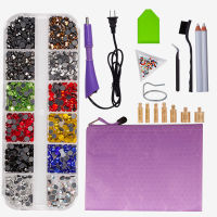 Hot fix Rhinestones Set Mixed Colors Strass Crystal Rhinestones Flatback Glass Crystal EU or US Hotfix Applicator For Dress Shoe