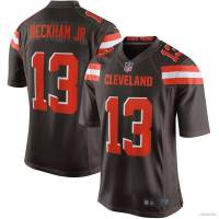 Ace Cleveland Browns NFL เสื้อกีฬาแขนสั้น ลายทีมชาติฟุตบอล No.13 Odell Beckham Jr Legend ทรงหลวม สําหรับผู้ชาย และผู้หญิง