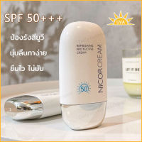 Nicor ครีมกันแดด SPF 50+++ UV Sunscreen ซึมไว ไม่มัน ไม่อุดตัน สำหรับผิวแพ้ง่าย กันแดดทาหน้า กันแดดทาตัว（478）