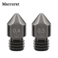 ▫◑ Maccurat 1Pc MK8 Hardened Steel Nozzles Mold Steel Extruder Extrusion Part 0.2-1mm Threaded 1.75mm Nozzles 3D Printer Parts