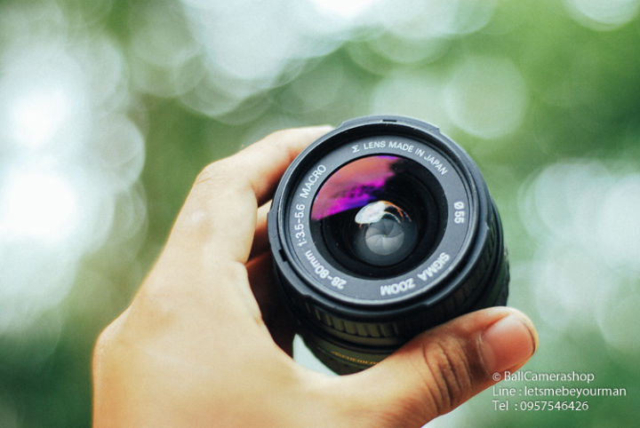 ขายเลนส์macroมือหมุน-งบประหยัด-sigma-28-80mm-f3-5-5-6-macro-serial-3580743-for-sony-dslr-ทุกรุ่น