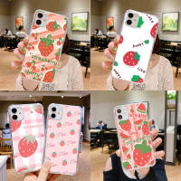 A-96 full screen strawberry อ่อนนุ่ม TPU เคสโทรศัพท์ หรับ OPPO Reno 5F A94 3 A93 2F F9 2Z A91 4Z A32 A95 5Z A55 F7 4F 6Z 5 A56 6 4 Pro Lite SE โปร่งใส ปก