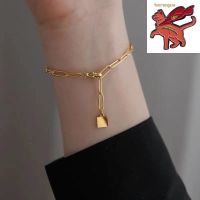 COD DSFDSFEEEE 100 original 18k Saudi gold pawnable square tag chain bracelet for women